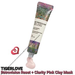 🎉3•$13/4•$16🎉 TIGERLOVE Retrovision Reset + Clarity Pink Clay Mask